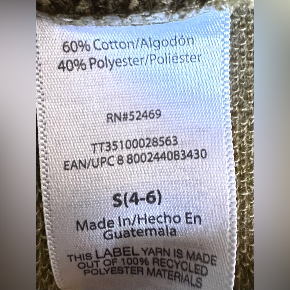 Olive Green Long Sleeve Top | S | Like New - Picture 13 of 15